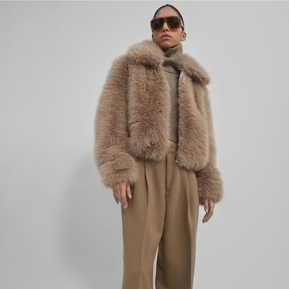 The Frankie Shop Jackets & Blazers - Sabrina Faux Fur Jacket